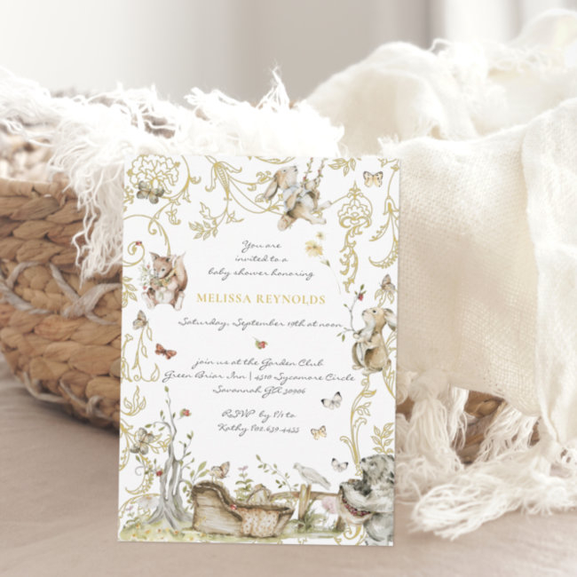 Storybook | Woodland Forest Baby Shower Invitation