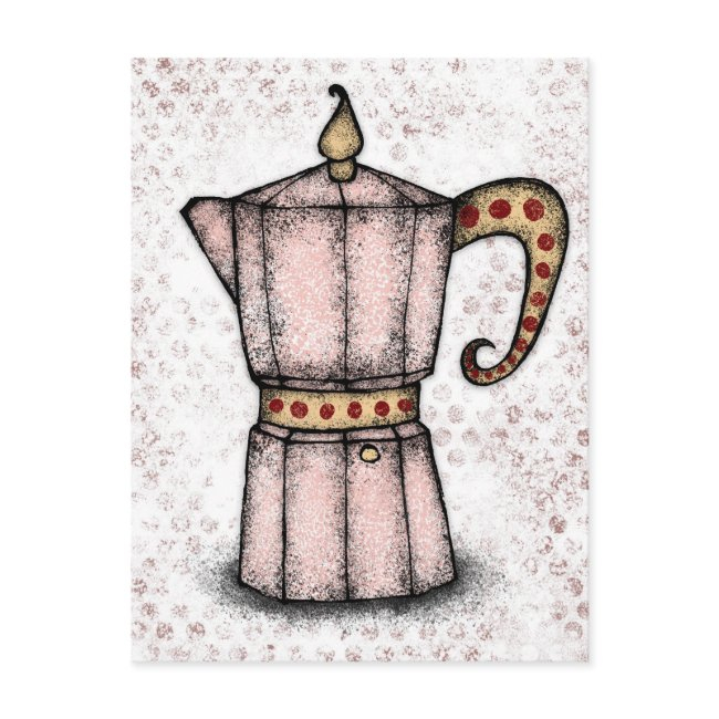 Stovetop Espresso Maker Postinvitations