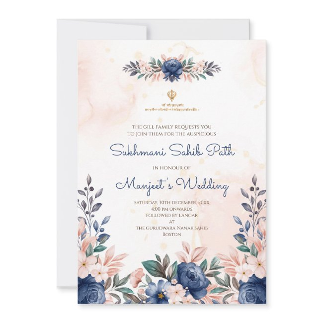 Sukhmani Sahib Path Digital Invitation