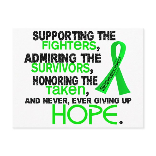 Supporting Admiring Honoring 3.2 Non-hodgkin's Lym Postinvitations