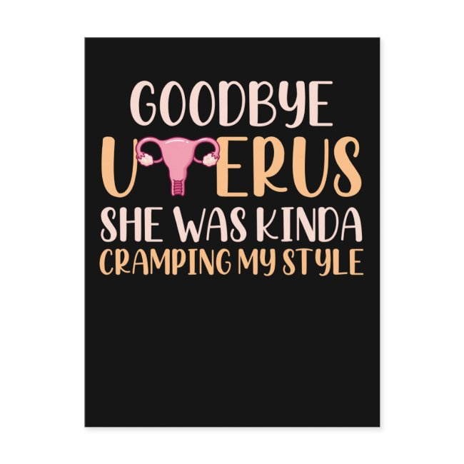 Surgery Uterus Removal Hysterectomy Recovery Postinvitations