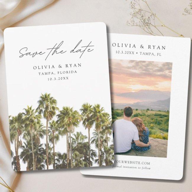 Tampa Wedding Florida Save The Date Invitation