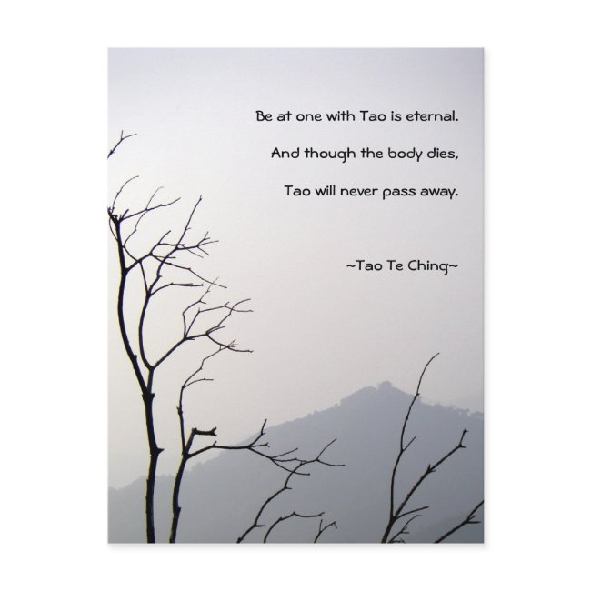 Tao Te Ching No.1/ Postinvitations