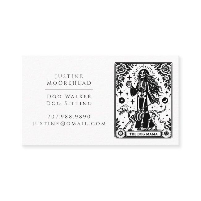 Tarot Dog Walker Pet Sitter Business Invitations