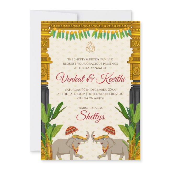 Telugu Wedding Invitations South Indian Wedding