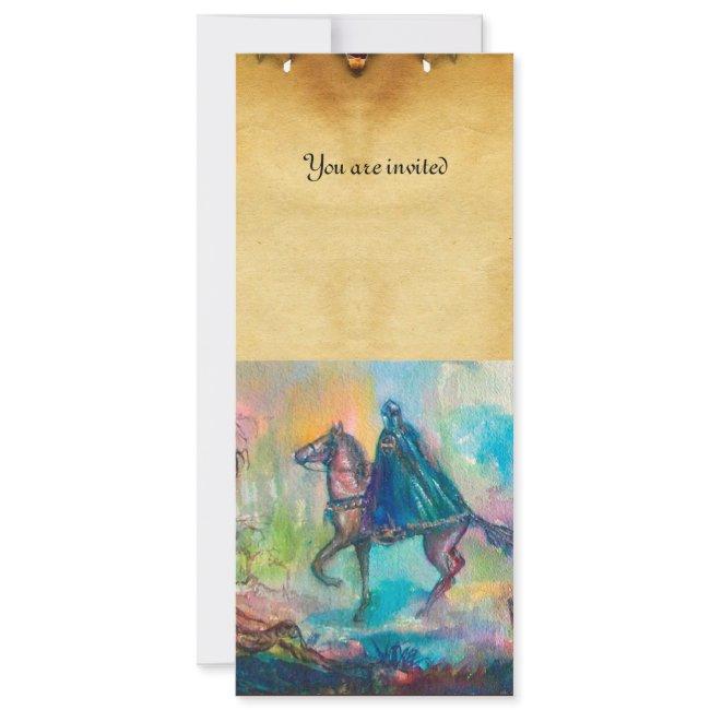 Temptation Dark Knight,devil's Treasure Parchment Invitation