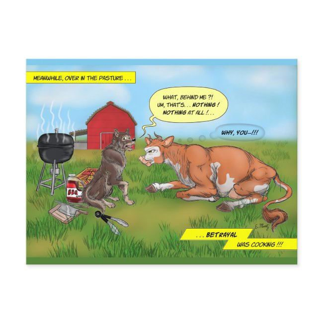 The Barbecue Betrayal! - Postinvitations