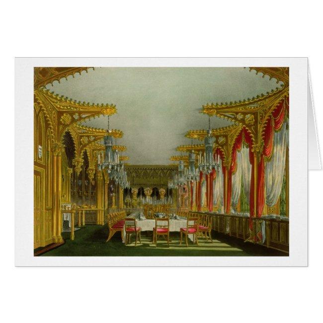 The Gothic Dining Room At Carlton House From Pyne'