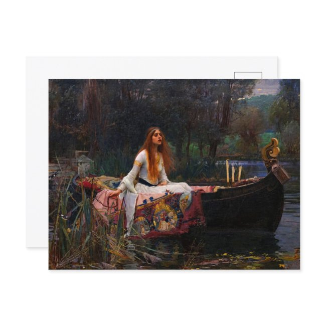 The Lady Of Shalott By John William Waterhouse Invitation Postinvitations