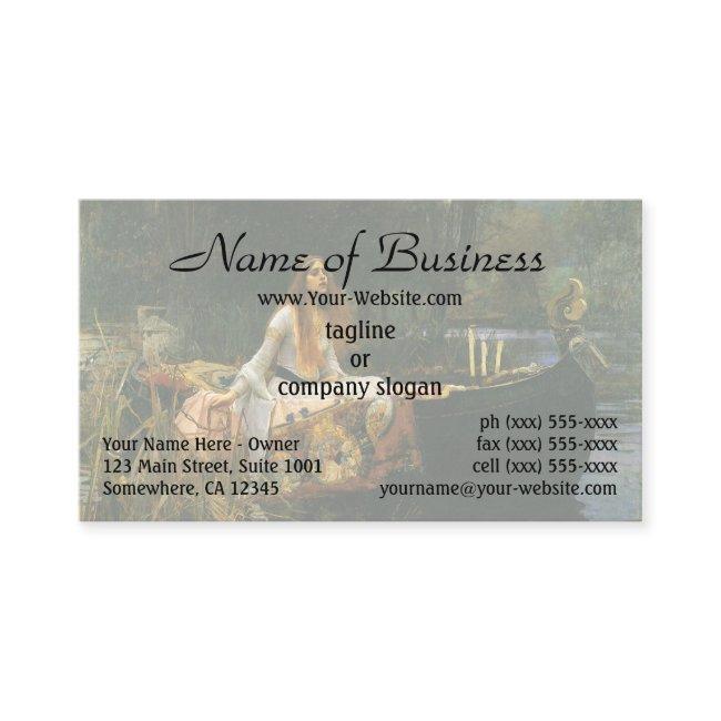 The Lady Of Shalott (on Boat) By Jw Waterhouse Business Invitations