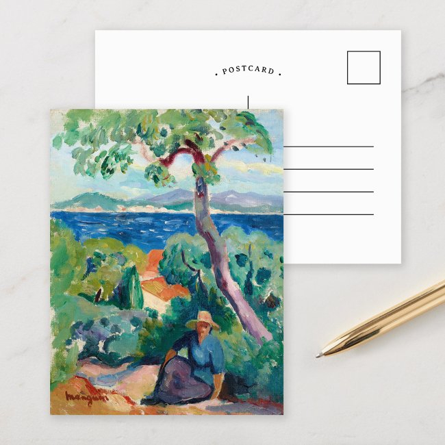 The Path Behind Oustalet | Henri Manguin Postinvitations