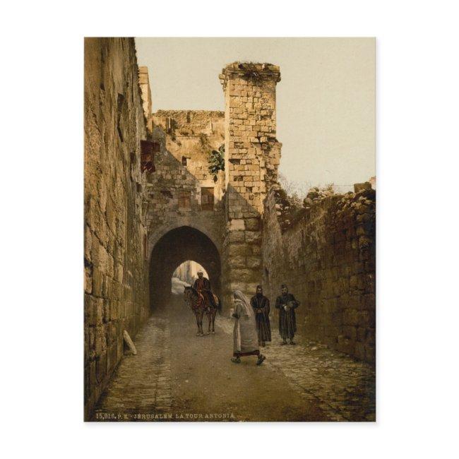 The Via Dolorosa In Jerusalem Postinvitations
