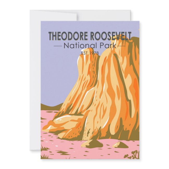 Theodore Roosevelt National Park North Dakota Holiday Invitations