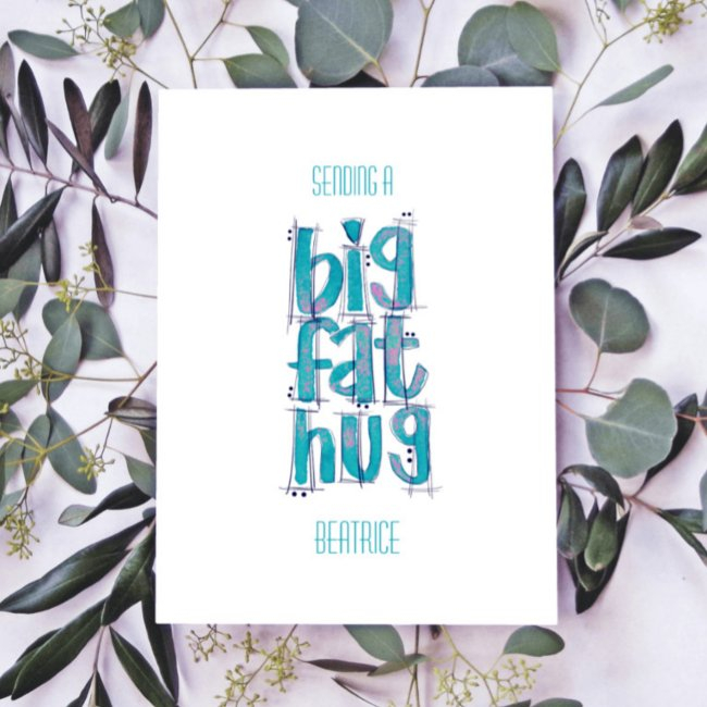 Thinking Of You Big Hugs Postinvitations