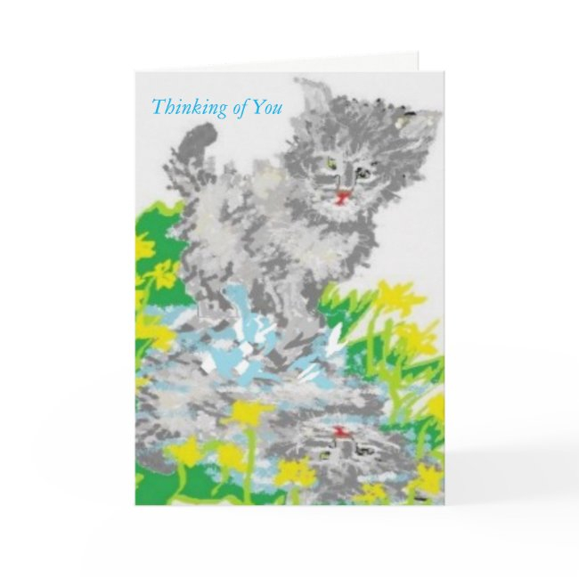 Thinking Of You /greeting Invitations