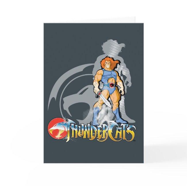Thundercats | Lion-o Halfttone Shadow Graphic Invitations