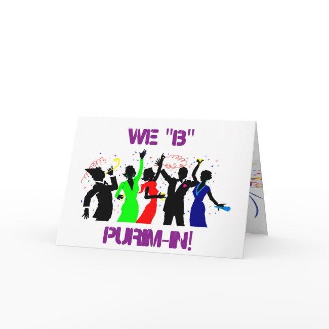 Tmh Collection - Party Time Purim Holy Day Invitations