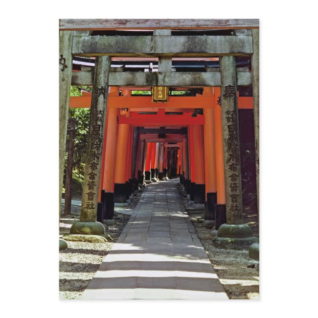 Torii Gates - Kyoto, Japan, Asia Invitation