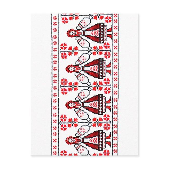Traditional Ukrainian Embroidery Ukraine Girls Postinvitations