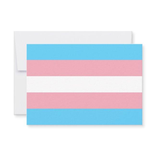 Transgender Pride Flag Invitation