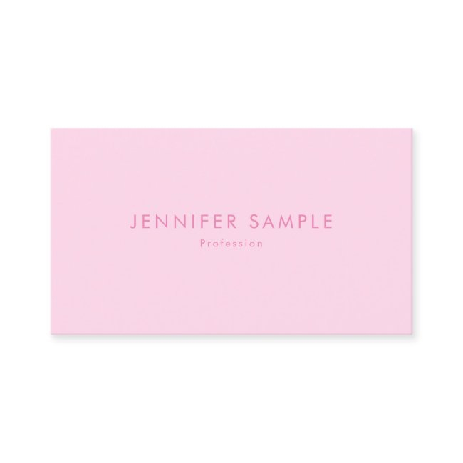 Trendy Pink Professional Simple Template Modern Business Invitations