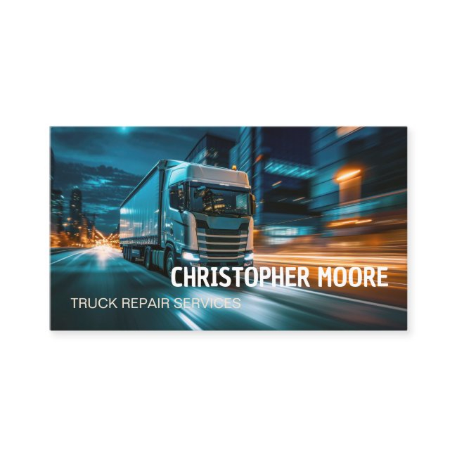 Truck Mechanic Service Business Invitations