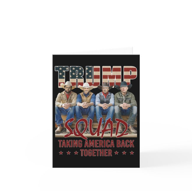 Trump Vance Kennedy Elon Squad Taking America Byck Invitations
