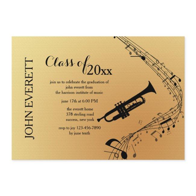 Trumpet Musical Instrument Invitation