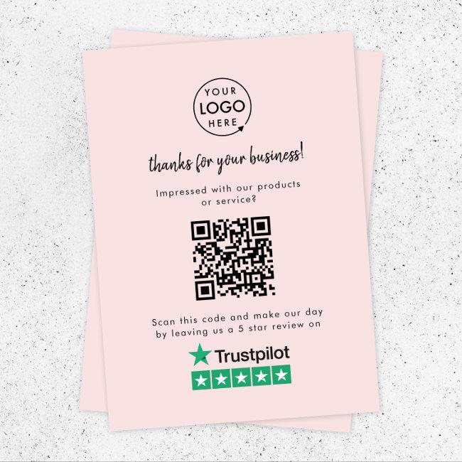 Trustpilot Reviews | Business Review Us Pink Qr Enclosure Invitations