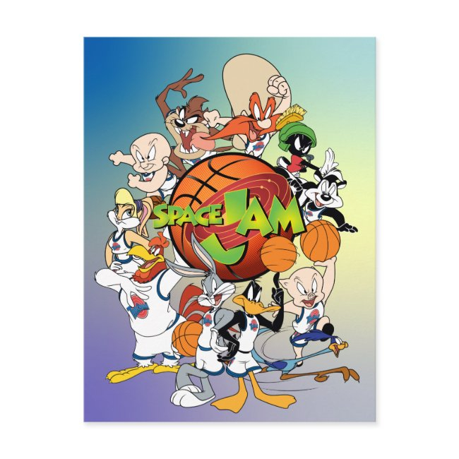 Tune Squad™ Group Space Jam™ Logo Invitation Postinvitations