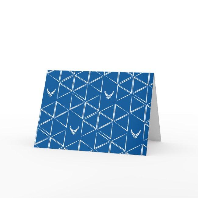 U.s. Air Force Blue Triangle Invitations