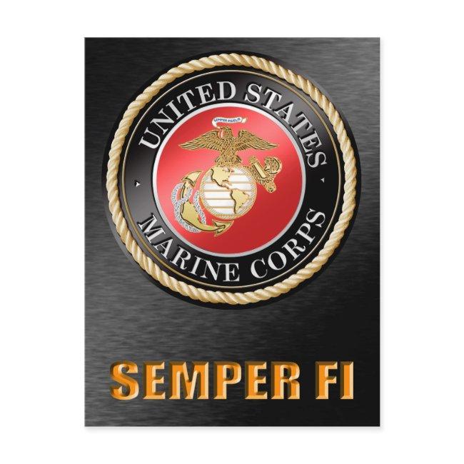 U.s. Marine Corps Semper Fi Postinvitations