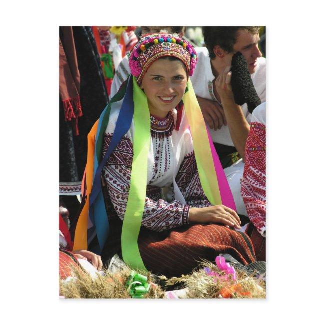 Ukrainian Folk Dancer Postinvitations