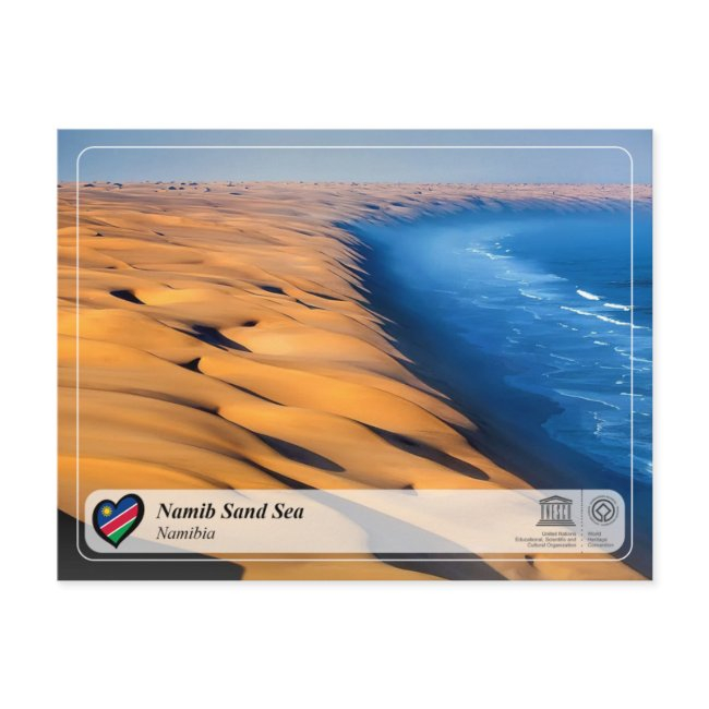 Unesco Whs - Namib Sand Sea Postinvitations