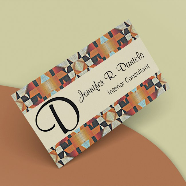 Unique Native American Indian Tribal Art Pattern Business Invitations