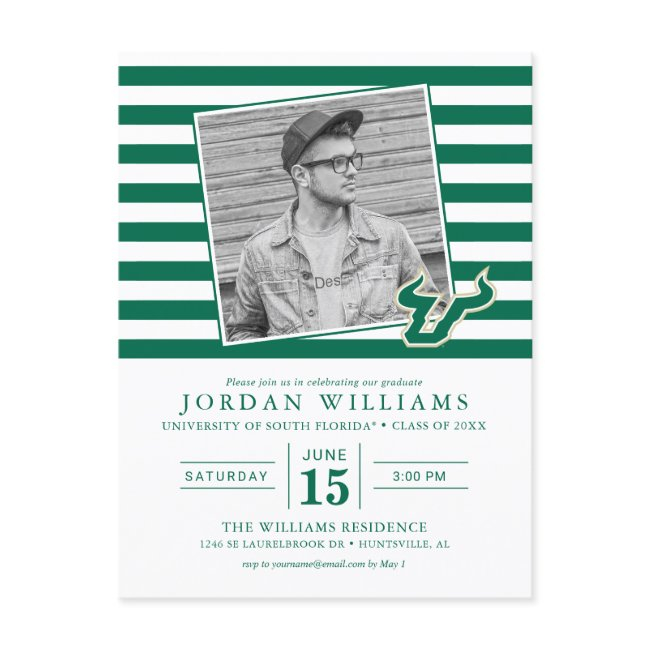 University Of South Florida Graduate Announcement Postinvitations