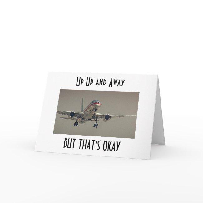 Up And Away-just Like Your Age Invitations