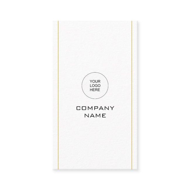 Upload Your Own Logo Vertical Template Modern Business Invitations