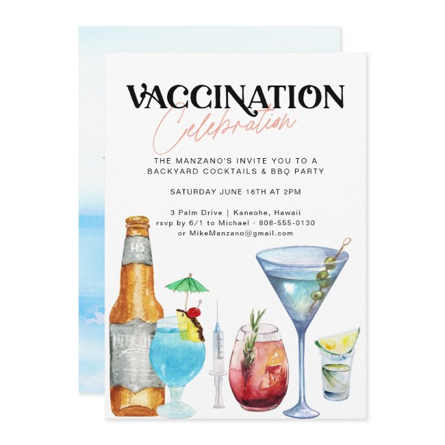 Vaccination Celebration | We've Been Vaccinated Invitation