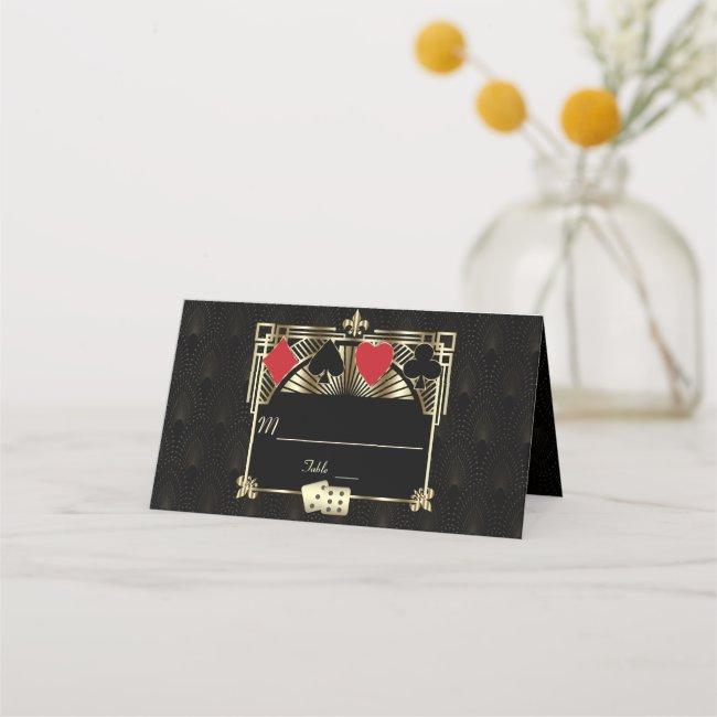 Vegas Casino Royale Great Gatsby Bachelor Party Place Invitations