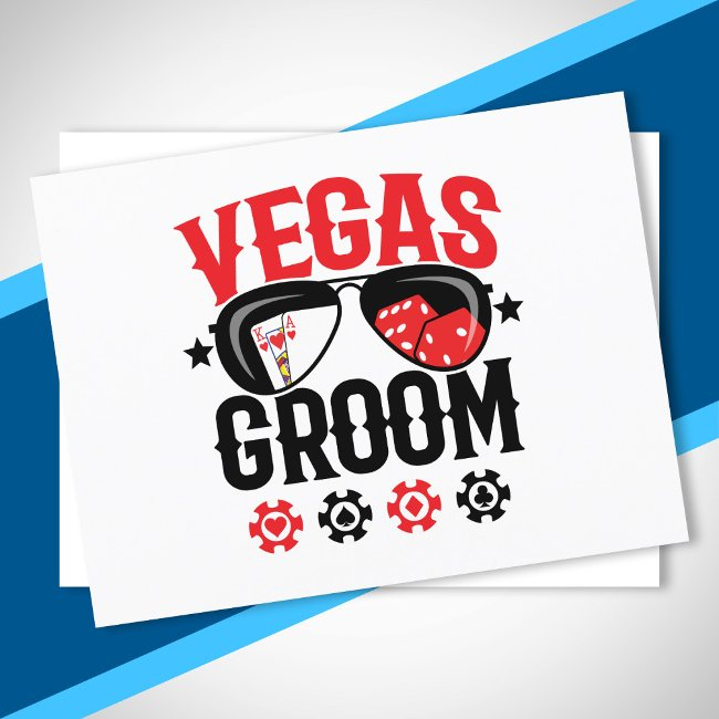 Vegas Wedding - Groom - Vegas Bachelor Party Squad Postinvitations
