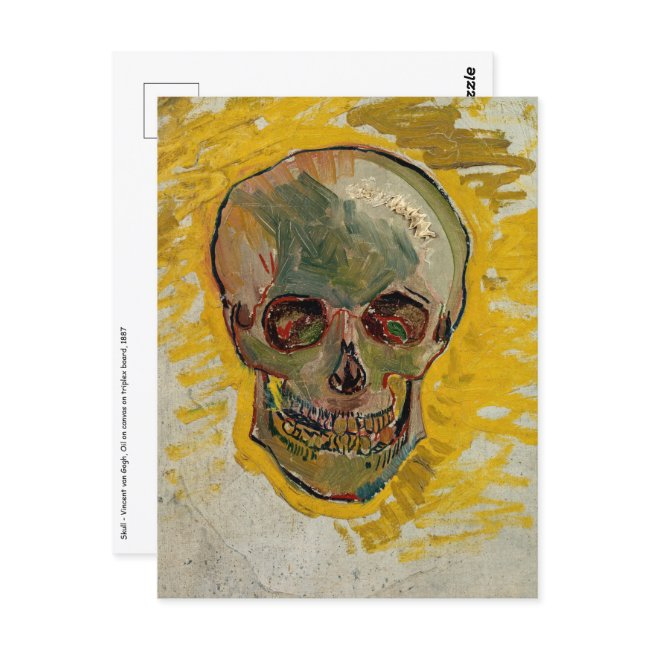 Vincent Van Gogh - Skull 1887 #2 Postinvitations