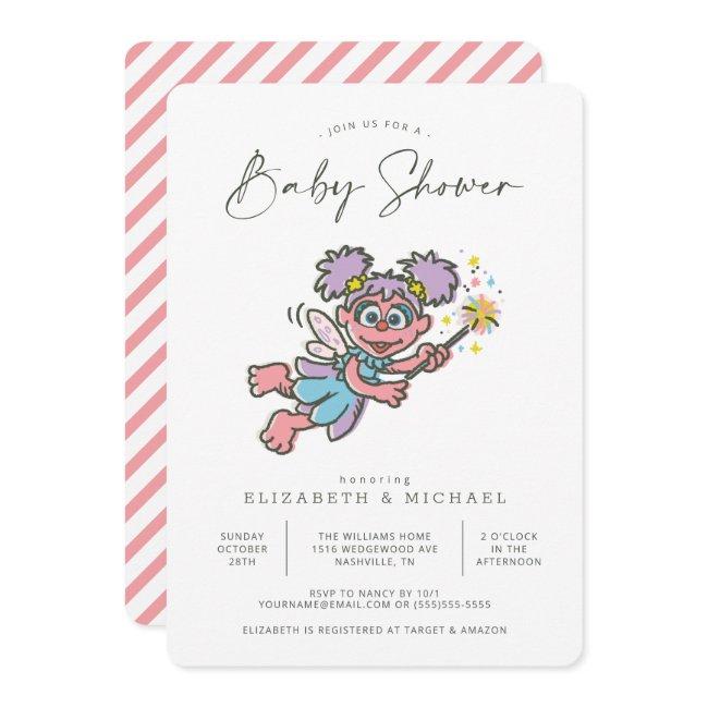 Vintage Abby Cadabby Baby Shower Invitation