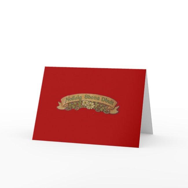 Vintage Irish Christmas Invitations