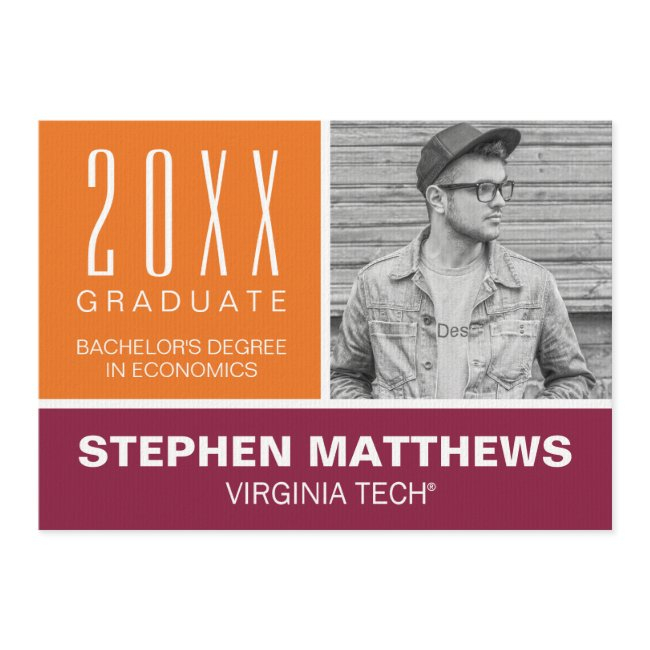 Virginia Tech Graduation Announcement