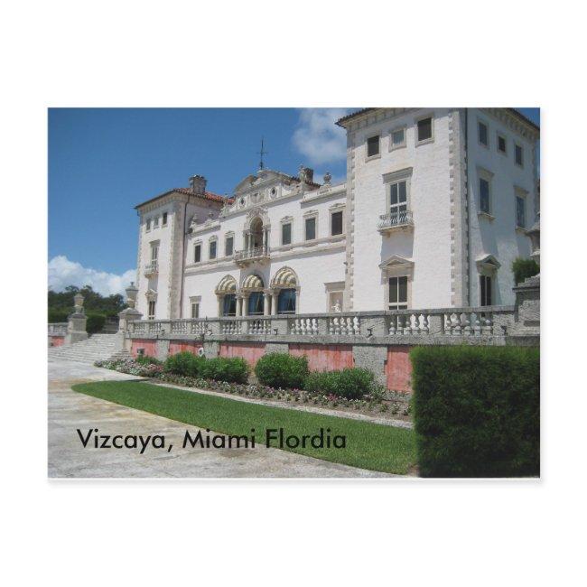 Vizcaya, Miami Flordia Postinvitations