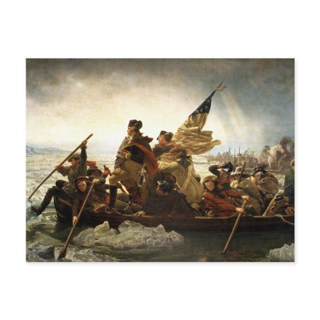 Washington Crossing The Delaware Postinvitations