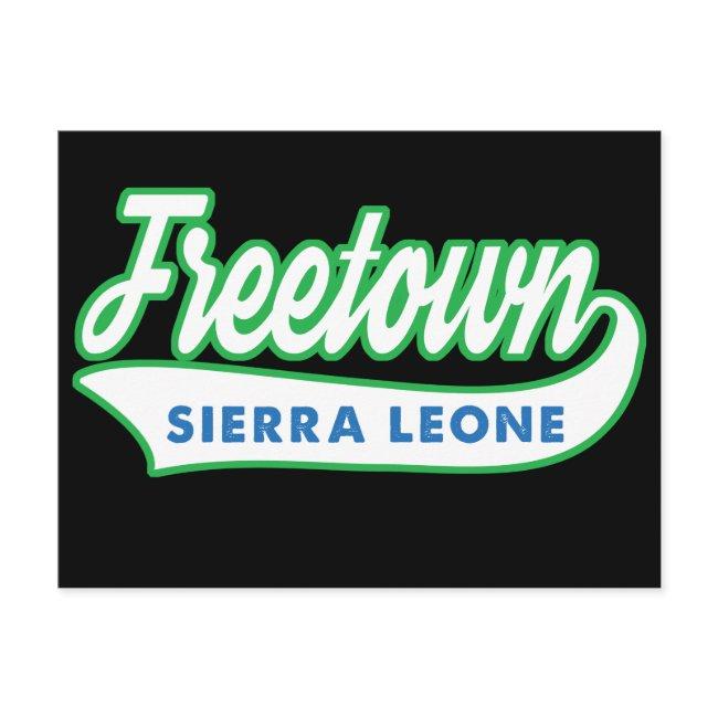 Wayout Arts Freeetown Sierra Leone Flag Colours Postinvitations