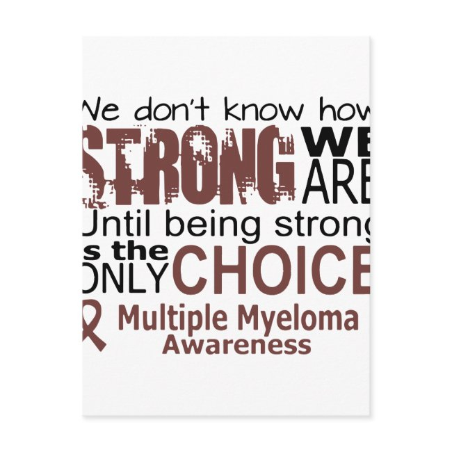 We Dont Know How We Are Strong Until Being Strong Postinvitations