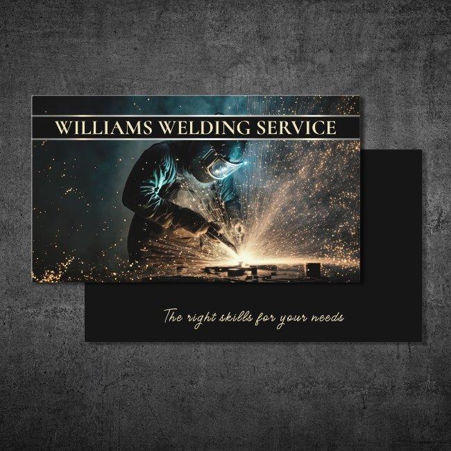 Welding Metal Fabrication Welder Business Invitations